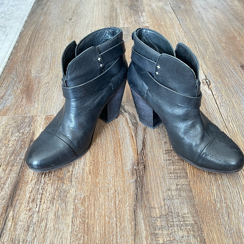 Harrow by Rag & Bon Ankle Strap Boot-in Black Size 39